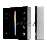 Панель Sens SMART-P55-MULTI Black (3В 4 зоны 2.4G) (IP20 пластик) Arlight 028310 Панель Sens SMART-P55-MULTI Black (3В 4 зоны 2.4G) (IP20 пластик) Arlight 028310