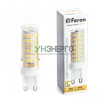 Лампа светодиодная Feron LB-434 G9 9W 2700K 38146