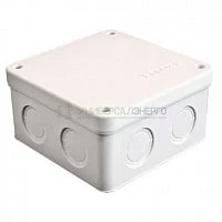Коробка распределительная ОП 105х105х56мм IP54 7 выходов без гермовводов крышка на винтах бел. Epplast 115061