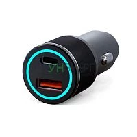Устройство зарядное автомобильное c двумя портами (USB-C + USB-A) c LED-подсветкой 68Вт Rexant 18-2231-5 Устройство зарядное автомобильное c двумя портами (USB-C + USB-A) c LED-подсветкой 68Вт Rexant 18-2231-5