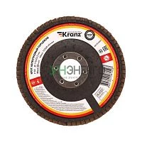 Круг лепестковый торцевой P80 115х22.2мм Kranz KR-90-0007