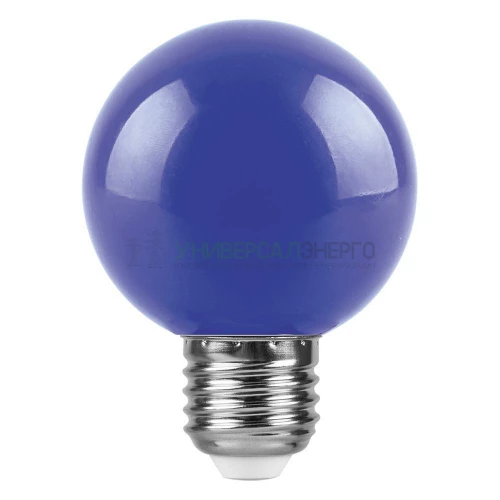 Лампа светодиодная Feron LB-371 Шар E27 3W синий 25906 фото 2