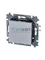 Переключатель перекрестный 1-кл. СП Levit IP20 серебр./дым. черн. ABB 2CHH590745A6070