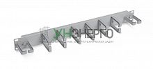 Органайзер кабельный горизонтальный 19дюйм 1U JB08-1U-PR-GY 8 пластиковых колец метал. сер. (RAL7035) Cabeus 10629c Органайзер кабельный горизонтальный 19дюйм 1U JB08-1U-PR-GY 8 пластиковых колец метал. сер. (RAL7035) Cabeus 10629c