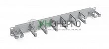 Органайзер кабельный горизонтальный 19дюйм 1U JB08-1U-PR-GY 8 пластиковых колец метал. сер. (RAL7035) Cabeus 10629c Органайзер кабельный горизонтальный 19дюйм 1U JB08-1U-PR-GY 8 пластиковых колец метал. сер. (RAL7035) Cabeus 10629c
