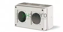 Корпус на 2 поста с основанием 70х87мм. Тип M150 DKC DIS6721301