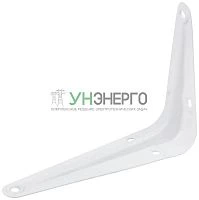 Уголок-кронштейн 75х100мм (0.7мм) бел. FIT 66001