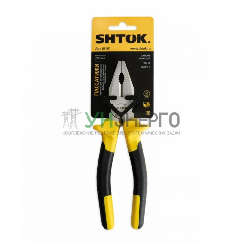 Пассатижи 1000В 200мм (08101) SHTOK 376271 фото 3