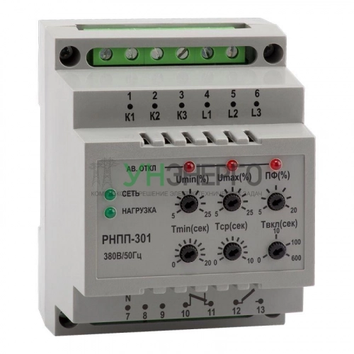 Реле напряжения OptiDin РНПП 301 У3 КЭАЗ 114063