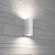 Светильник садово-парковый Feron DH015,на стену, 2*GU10 230V, серый 48340