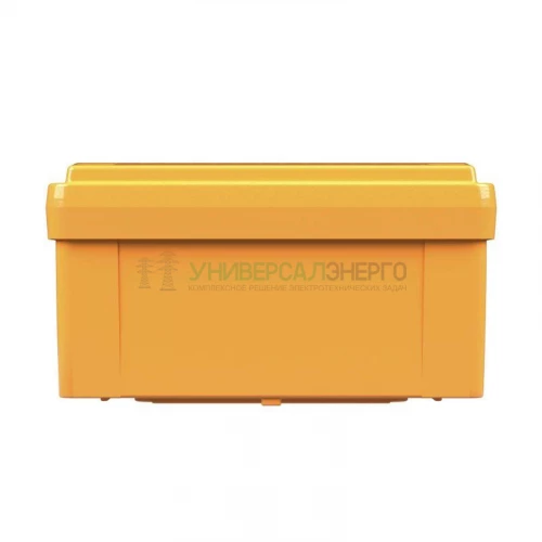 Коробка ответвительная FS 100х100х50мм 4р 450В 6А 4кв.мм с гладкими стенками и клеммн. IP56 пластик. DKC FSB10404 фото 3