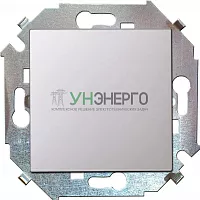 Переключатель проходной 1-кл. СП Simon 15 16А IP20 винтов. зажим механизм бел. Simon 1591201-030