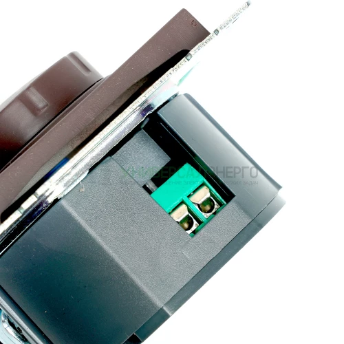 Выключатель диммирующий TRIAC(механизм), STEKKER GLS10-7106-04, 250V, 500W, серия Катрин, шоколад 49017 фото 3