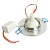 Светильник встраиваемый с белой LED подсветкой Feron CD600 потолочный MR16 G5.3 хром 29709
