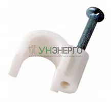 Крепеж кабеля круглый 7мм (уп.50шт) Rexant 07-4007
