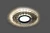 Светильник встраиваемый с LED подсветкой Feron CD981 потолочный MR16 G5.3, прозрачный, серебро 32437