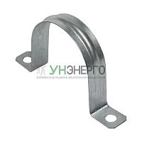 Скоба крепежная двухлапковая d48-50мм метал. EKF sm-2-48-50