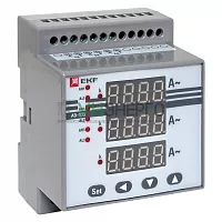 Амперметр цифровой AD-G33 3ф на DIN EKF ad-g33 Амперметр цифровой AD-G33 3ф на DIN EKF ad-g33