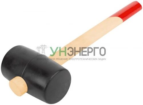 Киянка 55мм 400г деревянная ручка резинов. КУРС 45355 фото 2