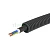 Труба гофрированная ПНД гибкая d16мм с кабелем ВВГнг(А)-LS 2.5х3 РЭК ГОСТ+ черн. (уп.50м) DKC 7S71650