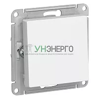 Выключатель 1-кл. СП AtlasDesign 10А IP20 (сх. 1) 10AX с самовозвратом механизм бел. SE ATN000115