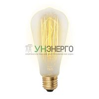 Лампа накаливания IL-V-ST64-60/GOLDEN/E27 60Вт E27 220-230В Uniel UL-00000482 Лампа накаливания IL-V-ST64-60/GOLDEN/E27 60Вт E27 220-230В Uniel UL-00000482