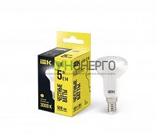 Лампа светодиодная R50 5Вт 3000К тепл. бел. E14 450лм 230-240В IEK LLE-R50-5-230-30-E14 Лампа светодиодная R50 5Вт 3000К тепл. бел. E14 450лм 230-240В IEK LLE-R50-5-230-30-E14
