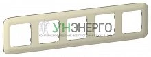 Рамка 5-м СП FLITE РУ-5-А-ФлШ шампань IEK FI-M52-31-20-K37 Рамка 5-м СП FLITE РУ-5-А-ФлШ шампань IEK FI-M52-31-20-K37