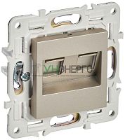 Розетка компьютерная двойн. RJ45 кат.5E SKANDY SK-K03Sh шампань IEK SK-K20-1-K37