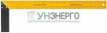 Угольник столярный усиленный 500мм желт. FIT 19445