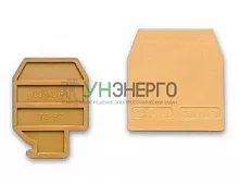 Изолятор торц. HMT.1/2+2/PTGR для НММ.2/2+2 сер. DKC ZHM421GR