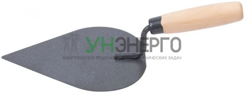 Кельма штукатура КШ 190мм деревянная ручка КУРС 05878 фото 2