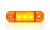 Фонарь габаритный боковой Super Slim Оранжевый [светодиод] 12V/24V WAS 708
