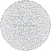 Светодиодный управляемый светильник накладной Feron AL3389 Dots тарелка 72W 3000К-6000K белый 41234