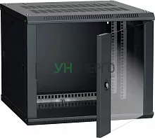 Шкаф 19 дюйм LINEA W 6U 600х600мм настен. стекл. дверь RAL9005 ITK LWR5-06U66-GF Шкаф 19 дюйм LINEA W 6U 600х600мм настен. стекл. дверь RAL9005 ITK LWR5-06U66-GF