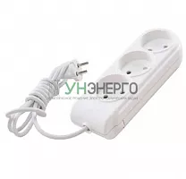 Удлинитель 3х3м без заземл. 10А IP20 защ. шторки Makel N3010041