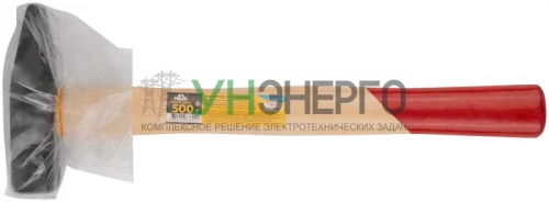 Молоток 500г деревянная ручка MOS 44045М фото 3