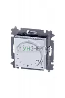 Терморегулятор Levit с поворотной ручкой 16А сер./бел. 16A ABB 2CHH920003A6016