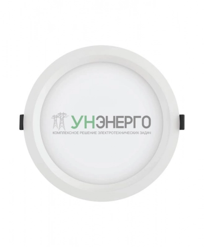 Светильник светодиодный DOWNLIGHT ALU ДВО 25Вт 6500К 2370лм IP44 бел. LEDVANCE 4058075091535 фото 2