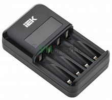 Устройство зарядное NiMH/CD 1-4 AA/AAA авто 1800мА LCD IEK ABC11-4-4-ACO-A-180-LCD