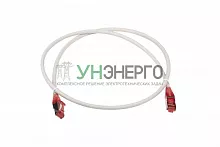 Патч-корд кат.5E F/UTP экранир. LSZH PC-LPM-STP-RJ45-RJ45-C5e-1M-LSZH-GY 1м сер. Hyperline 42308