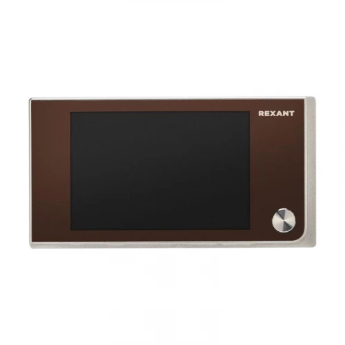 Видеоглазок дверной DV-114 с цветным LCD-дисплеем 3.5дюйм широкий угол обзора 120град. Rexant 45-1114 фото 6