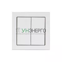 Выключатель 2-кл. СП Impressivo 16А IP44 бел. ABB 2TKA000173G1