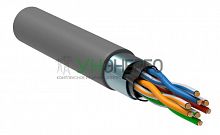 Кабель витая пара F/UTP кат.5E 4х2х24AWG solid PVC сер. (м) ITK LC1-C5E04-311 Кабель витая пара F/UTP кат.5E 4х2х24AWG solid PVC сер. (м) ITK LC1-C5E04-311