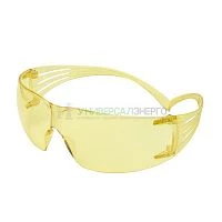 Очки открытые защитные цвет линз желт. с покрытием AS/AF против царапин и запотевания SecureFit™ 203 SF203AF-EU 3М 7100112008