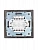 Выключатель 1-кл. 1п СП Mira 10А IP20 с подсветкой со вставкой черн. бархат LEZARD 701-4242-111