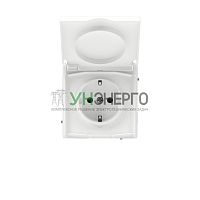 Розетка силовая KANT IP44 2P+E защ. шторки с крышкой бел. магнолия DKC 7000013 Розетка силовая KANT IP44 2P+E защ. шторки с крышкой бел. магнолия DKC 7000013