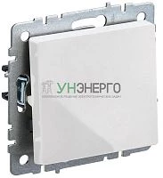 Выключатель 1-кл. прох. Brite 10А ВС10-1-6-БрБ бел. IEK BR-V12-0-10-K01-PRO