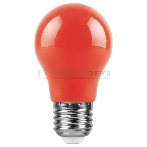 Лампа светодиодная Feron LB-375 E27 3W красный 25924 фото 2