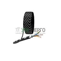 Кабель витая пара F/UTP кат.5E 4х2х24AWG solid CU PE Outdoor черн. (м) F-4-PE Эра Б0044689